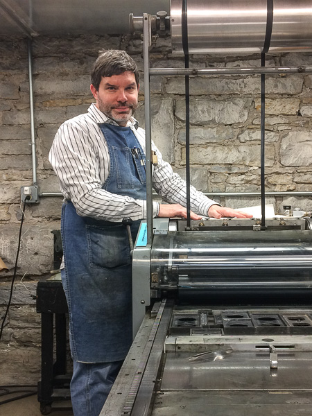 Paul Nylander letterpress printing Isolation