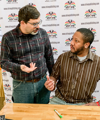 Under a Cloven Sky, Paul Nylander in discussion with author Ricardo Peters